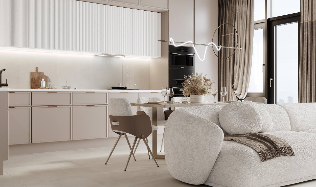 Керамическая эволюция: Интерьерные решения с коллекцией Evolution Blanco 40х80 от LAPARET