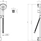 Душевой комплект LAPARET (лейка + шланг) 3 режима N2841002LPT_2