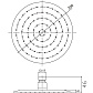 Верхний душ LAPARET круглый 250мм N289435002LPT_1